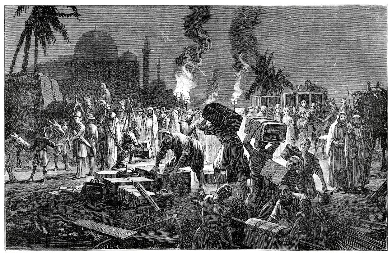 Landvejen, Boulak, Egypten, 1900 af Unbekannt