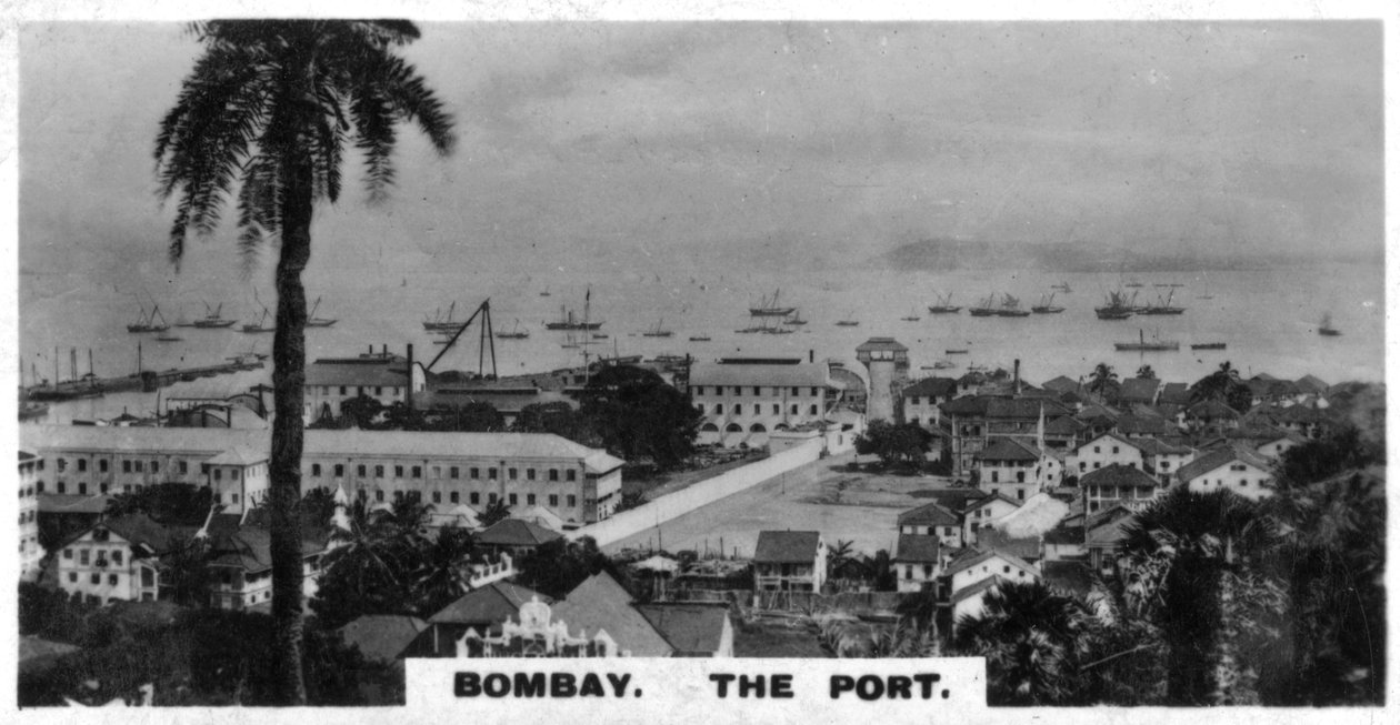 Havnen, Bombay, Indien, c1925 af Unbekannt