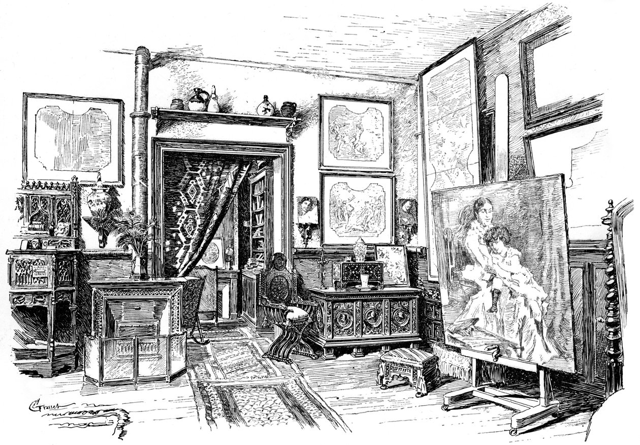 Det mindre studie af Paul-Jacques-Aime Baudry, c1880-1882 af Unbekannt