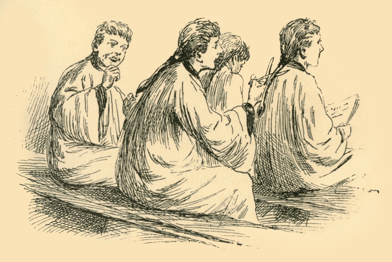 Den fristende pigtail, 1907. af Unbekannt