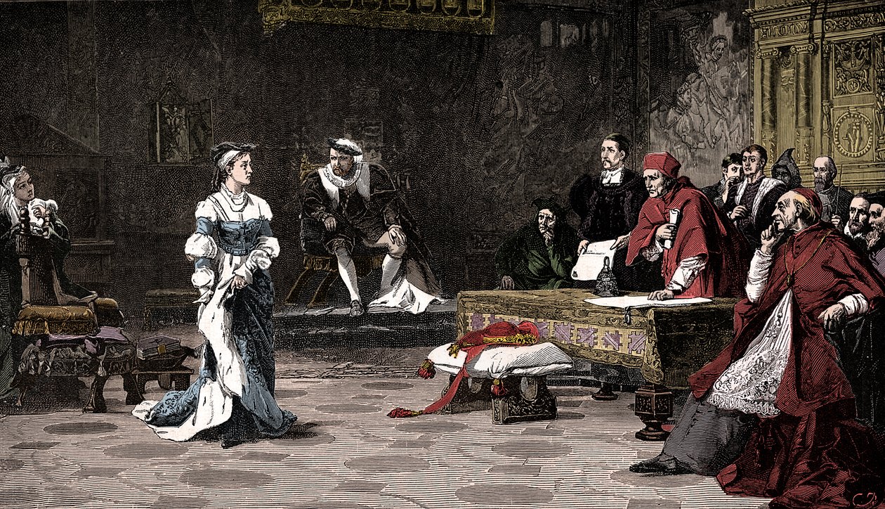 Retssagen mod dronning Catherine, 1529 1905. af Unbekannt