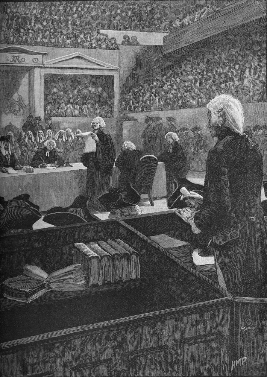 Retssagen mod Warren Hastings, 1788-1795 1905 af Unbekannt