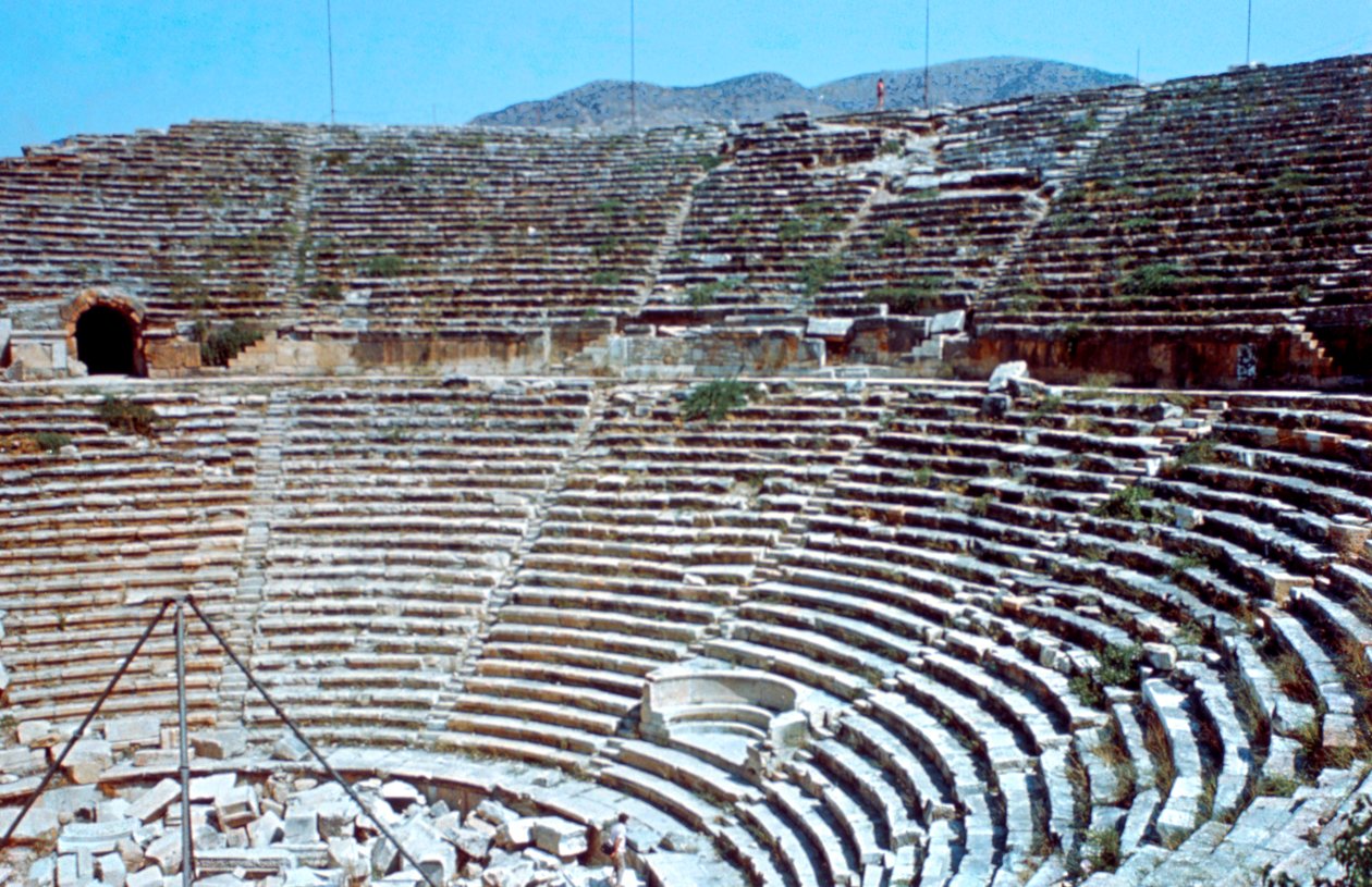 Teater, Hierapolis, Pamukkale, Tyrkiet, 190 f.Kr af Unbekannt