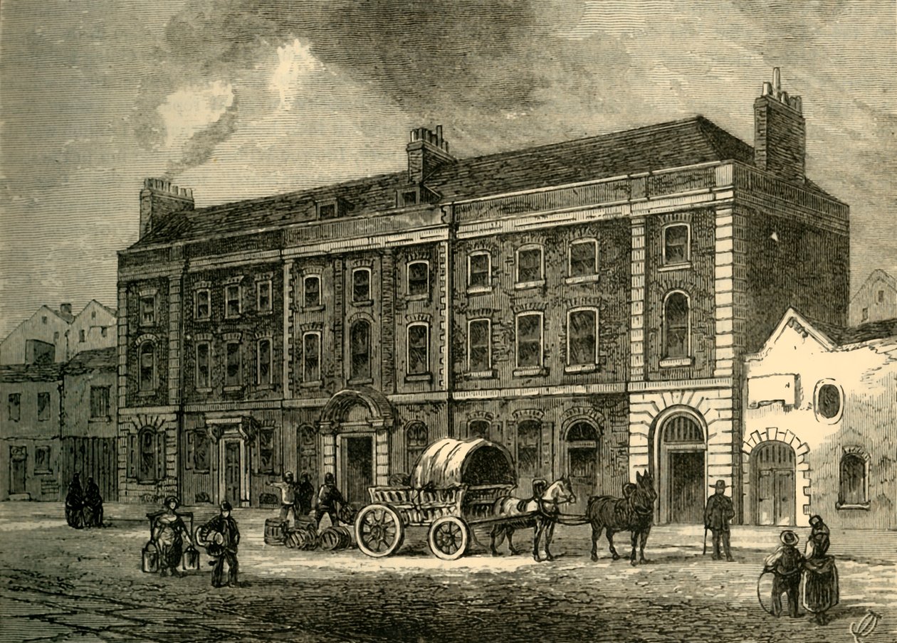 Teater, Portugal Street, 1881. af Unbekannt