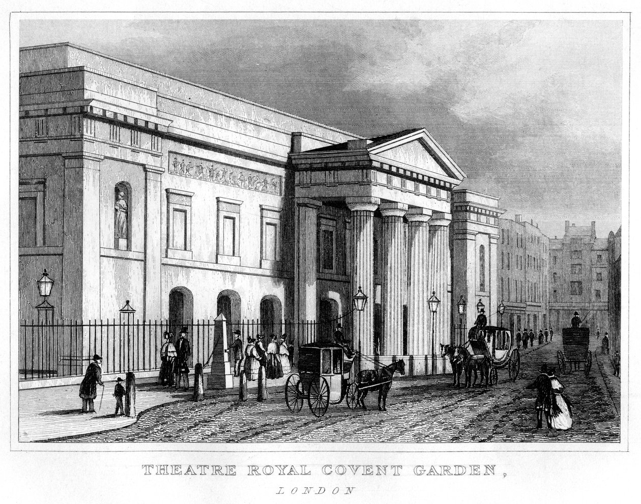Theatre Royal Covent Garden, Westminster, London, 1800-tallet af Unbekannt
