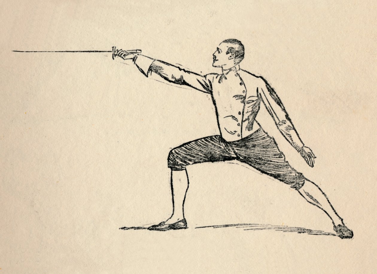 Tredje stilling - Fægtning, 1912 af Unbekannt