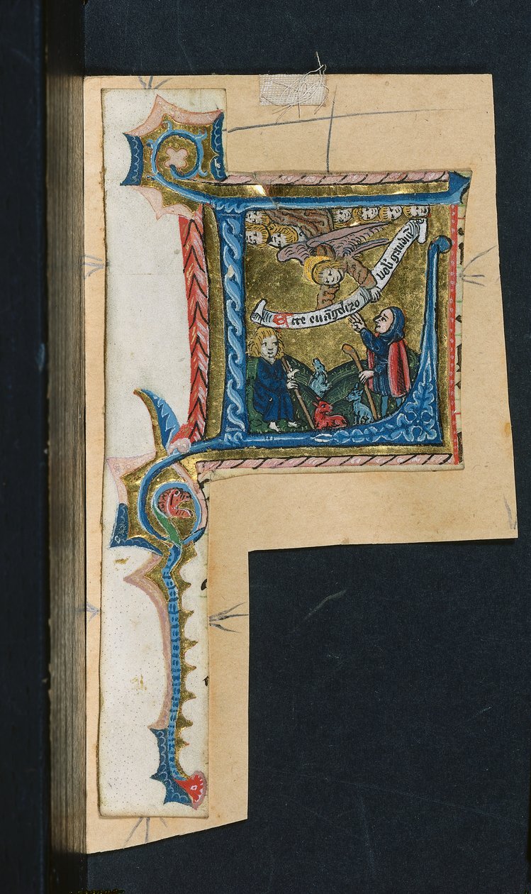 Tre stiklinger fra et missal, ca. 1470-1500. af Unbekannt