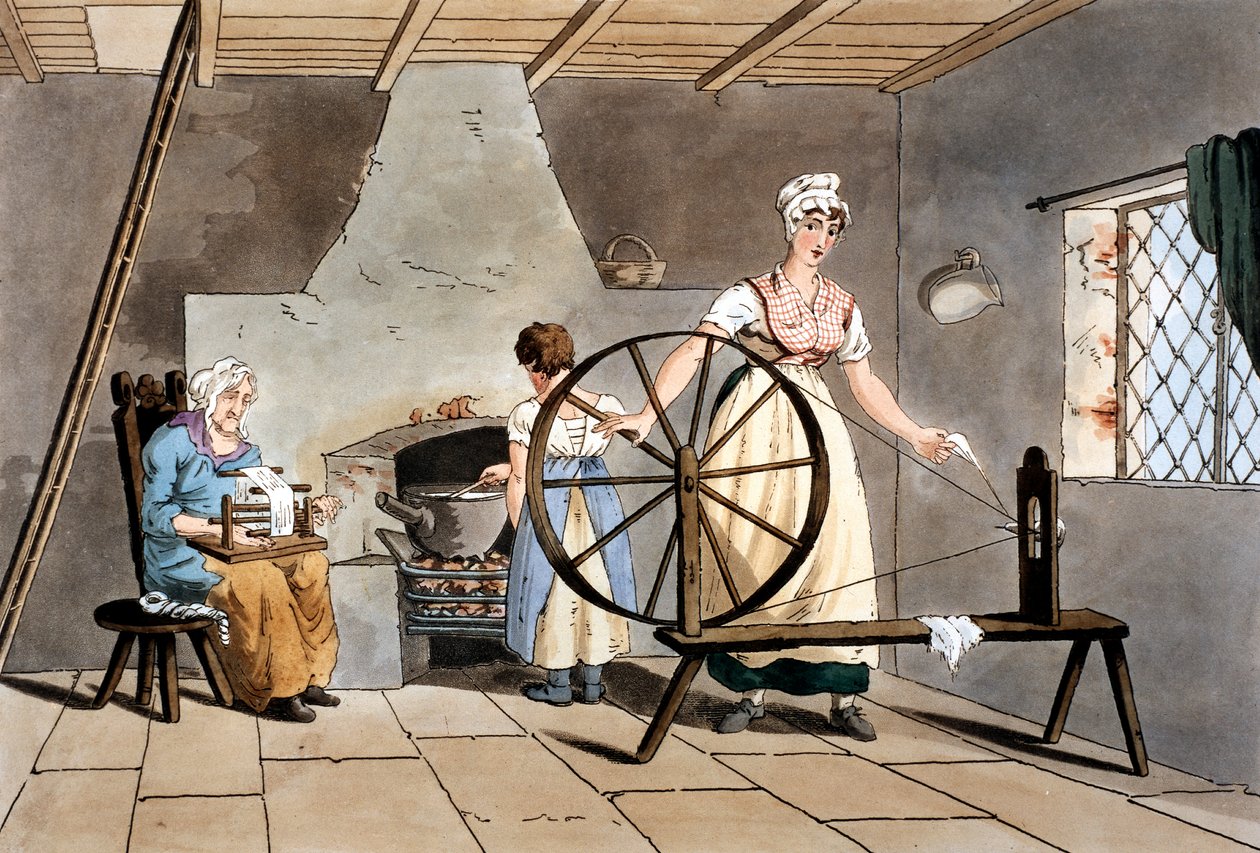 Tre generationer af kvinder, 1814 af Unbekannt