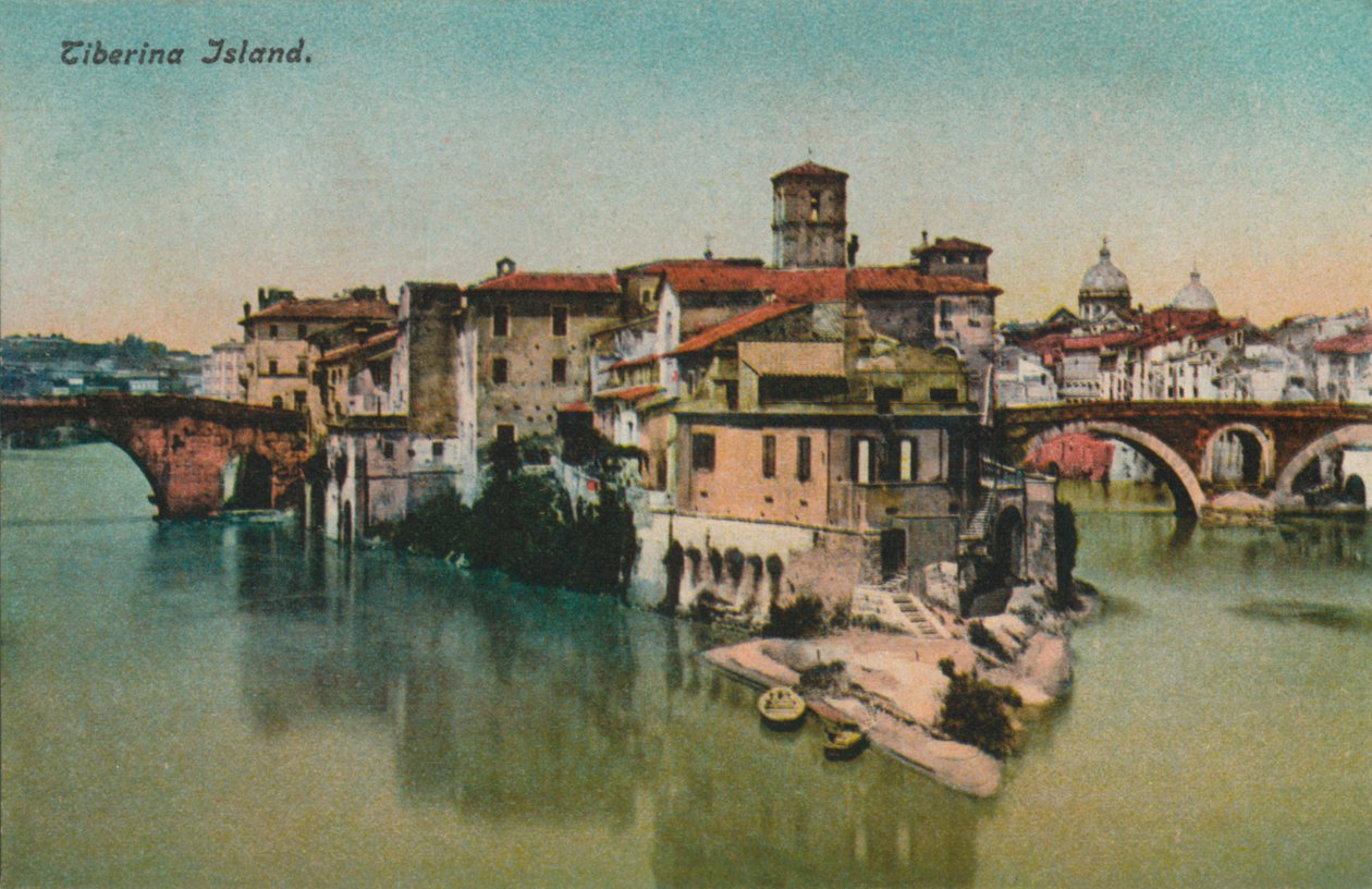 Tiberina Island, c1900. af Unbekannt