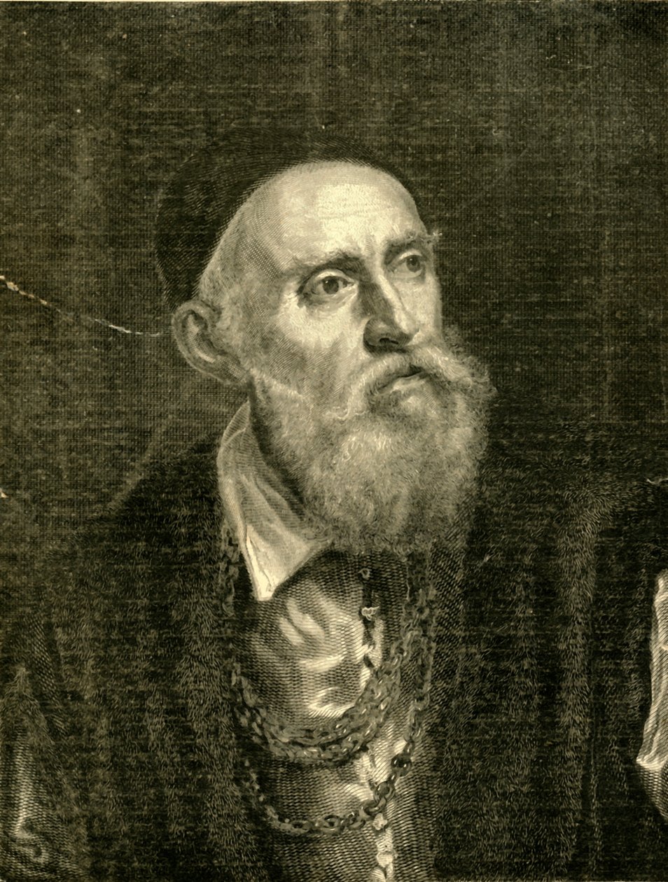 Titians portræt af sig selv, 1882. af Unbekannt