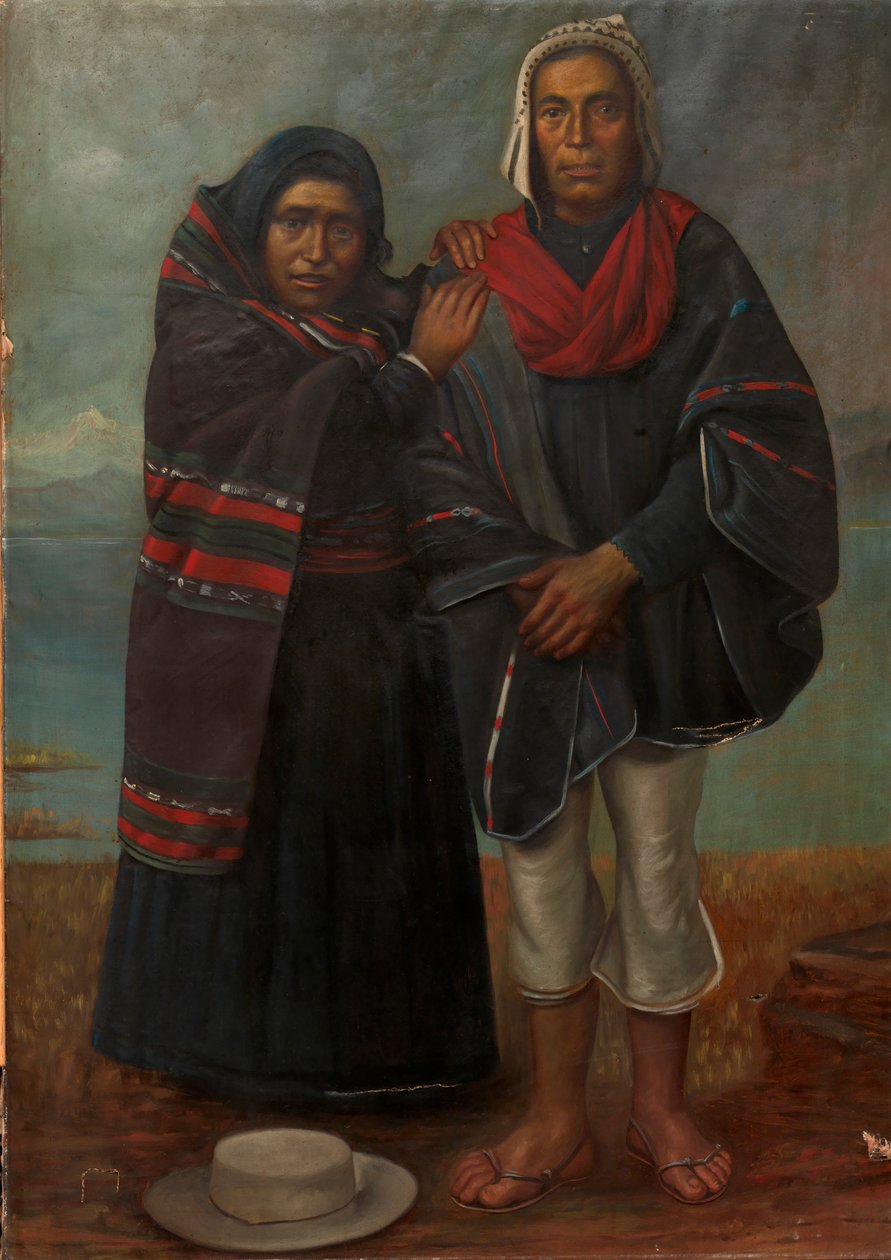 Titica-indianerne Aymara, ca. 1890-1892. af Unbekannt