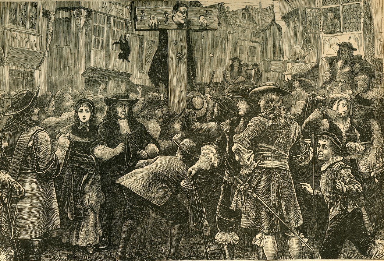 Titus Oates in the Pilory, 1685, 1897. af Unbekannt