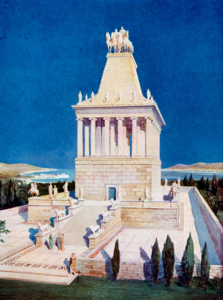 Mausolus grav ved Halicarnassus, 1933-1934 af Unbekannt