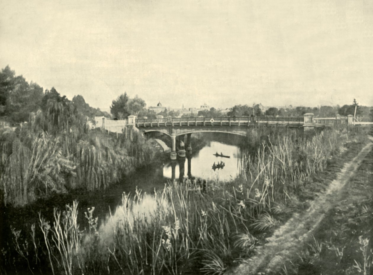Torrens Lake, Adelaide, 1901. af Unbekannt