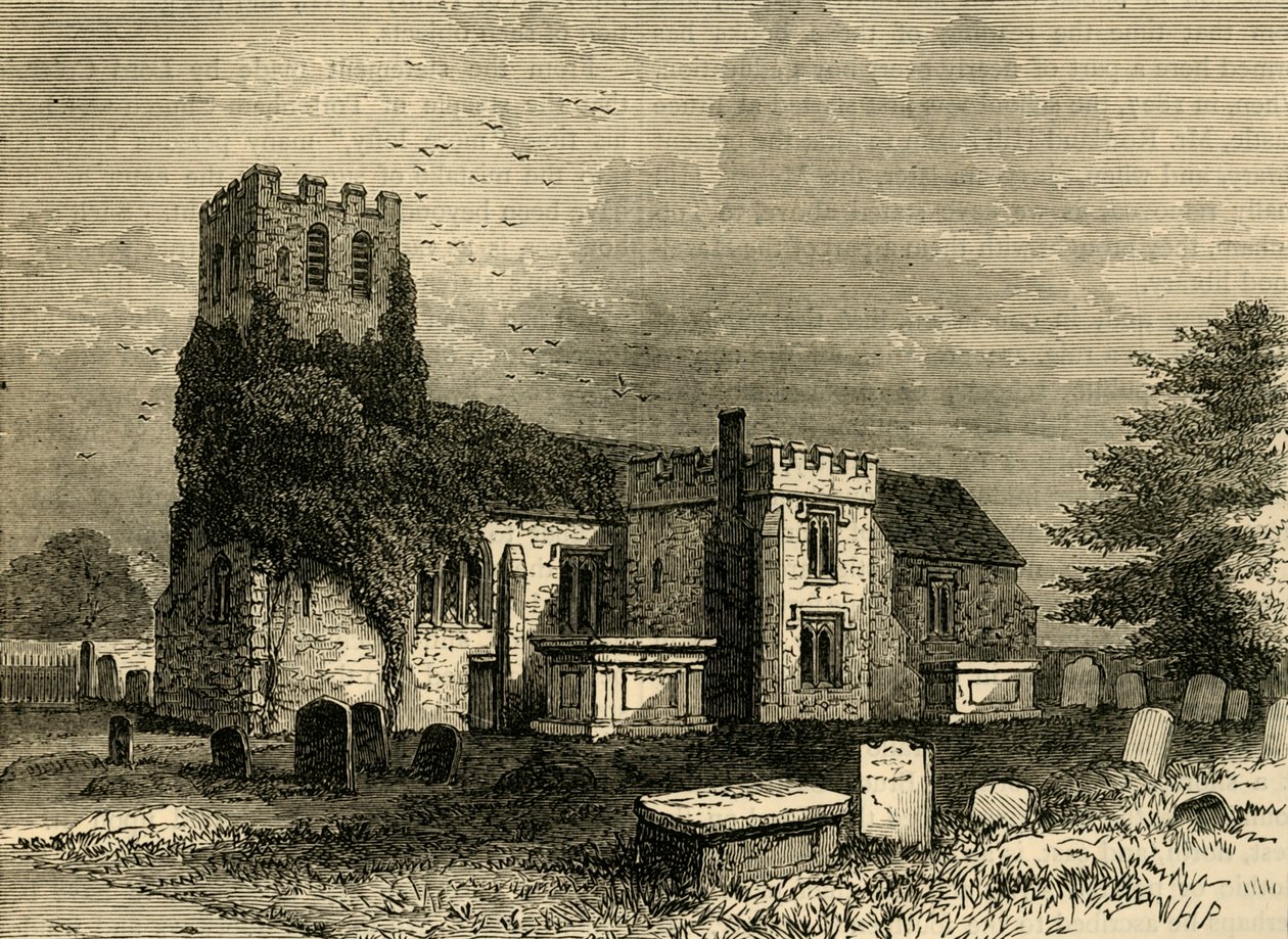 Tottenham kirke, c1876. af Unbekannt
