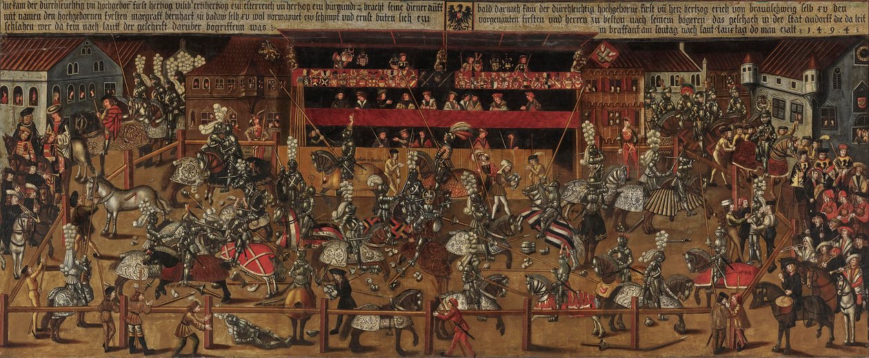 Turnering i Antwerpen, 1498. af Unbekannt