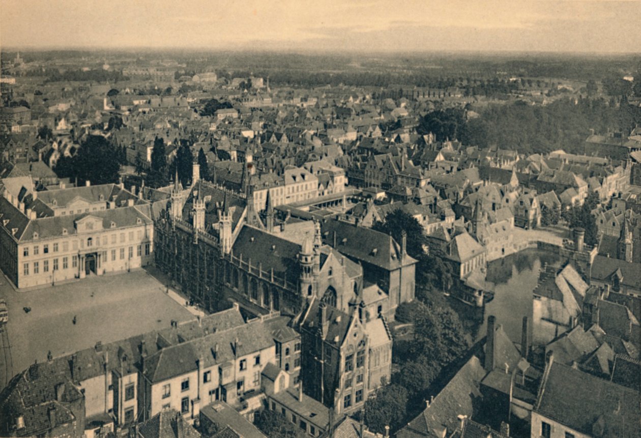 Rådhus og almindelig udsigt, c1910 af Unbekannt