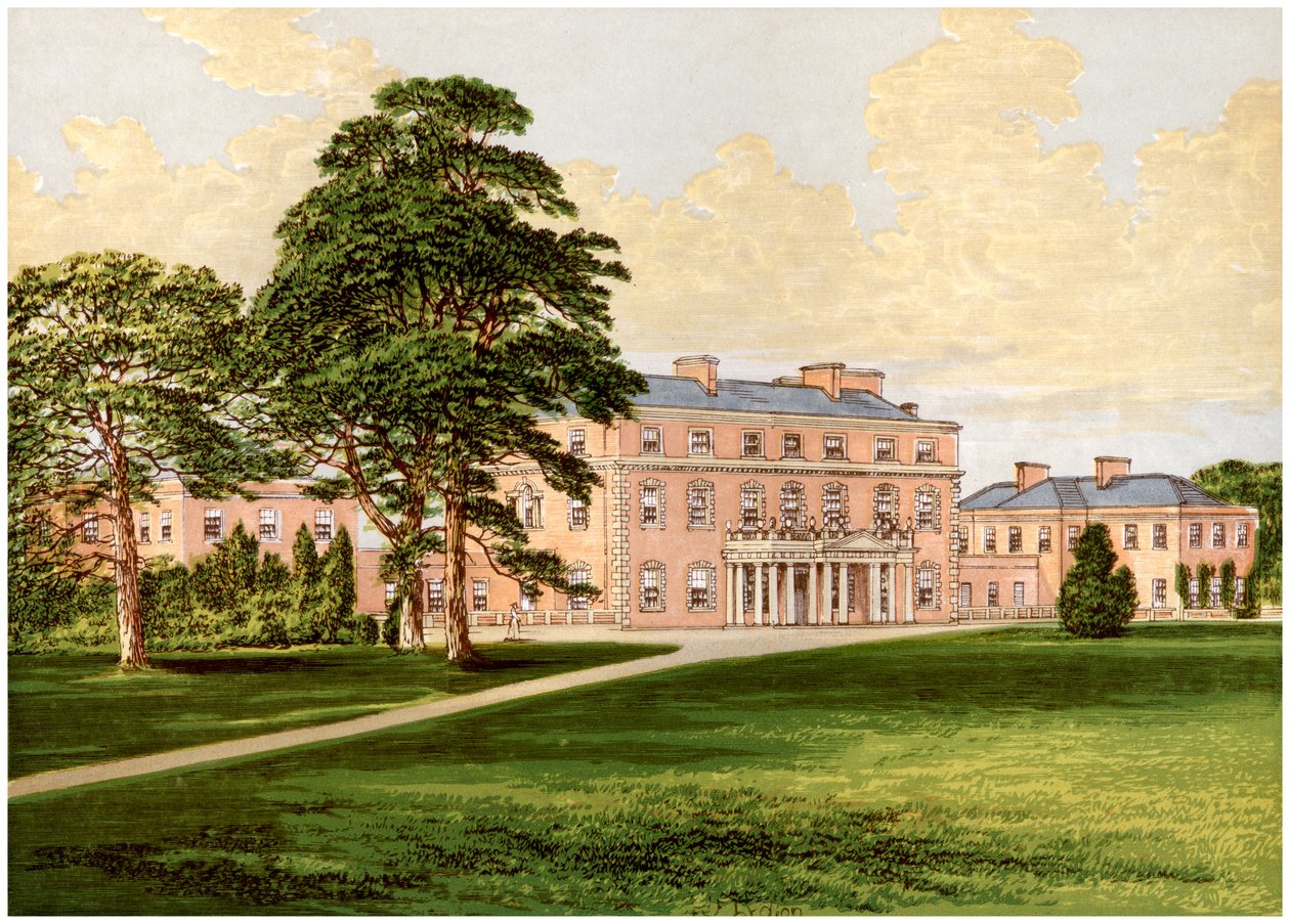Trafalgar House, Wiltshire, hjemsted for Earl Nelson, c1880 af Unbekannt