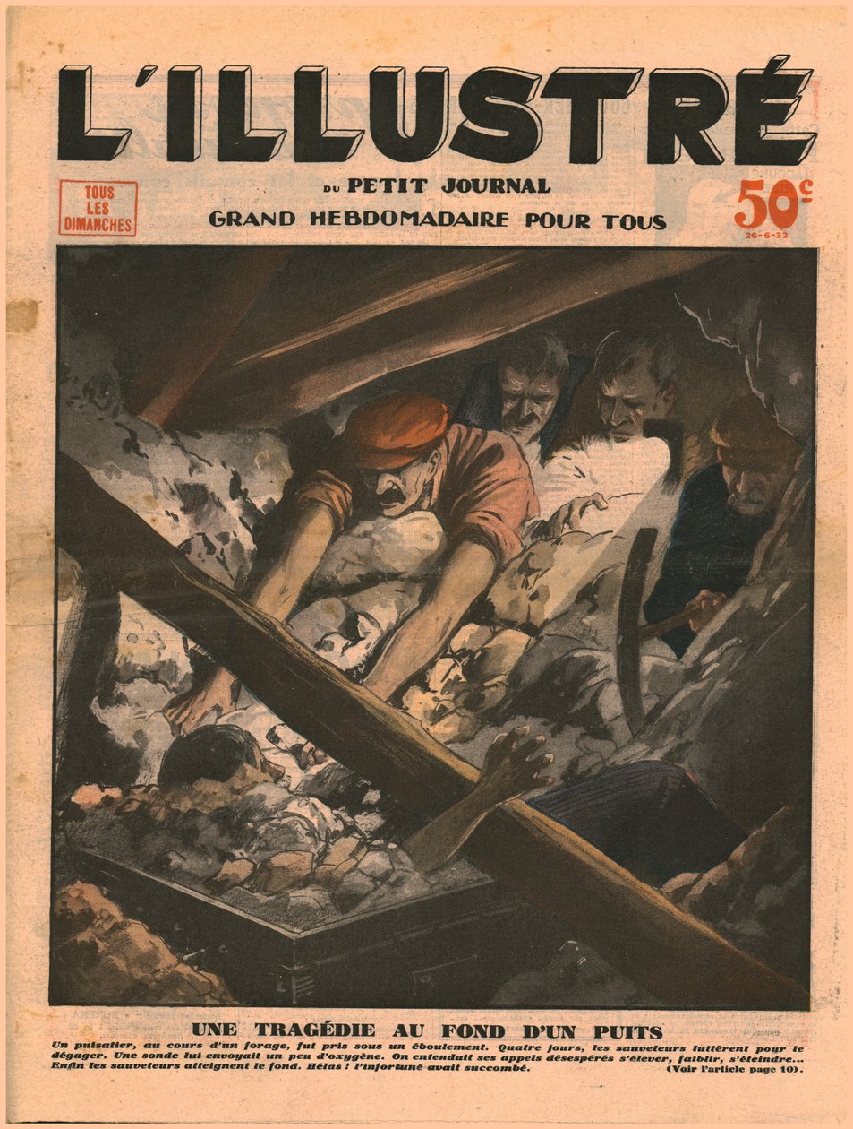 Tragedie på bunden af en brønd, 1932. af Unbekannt