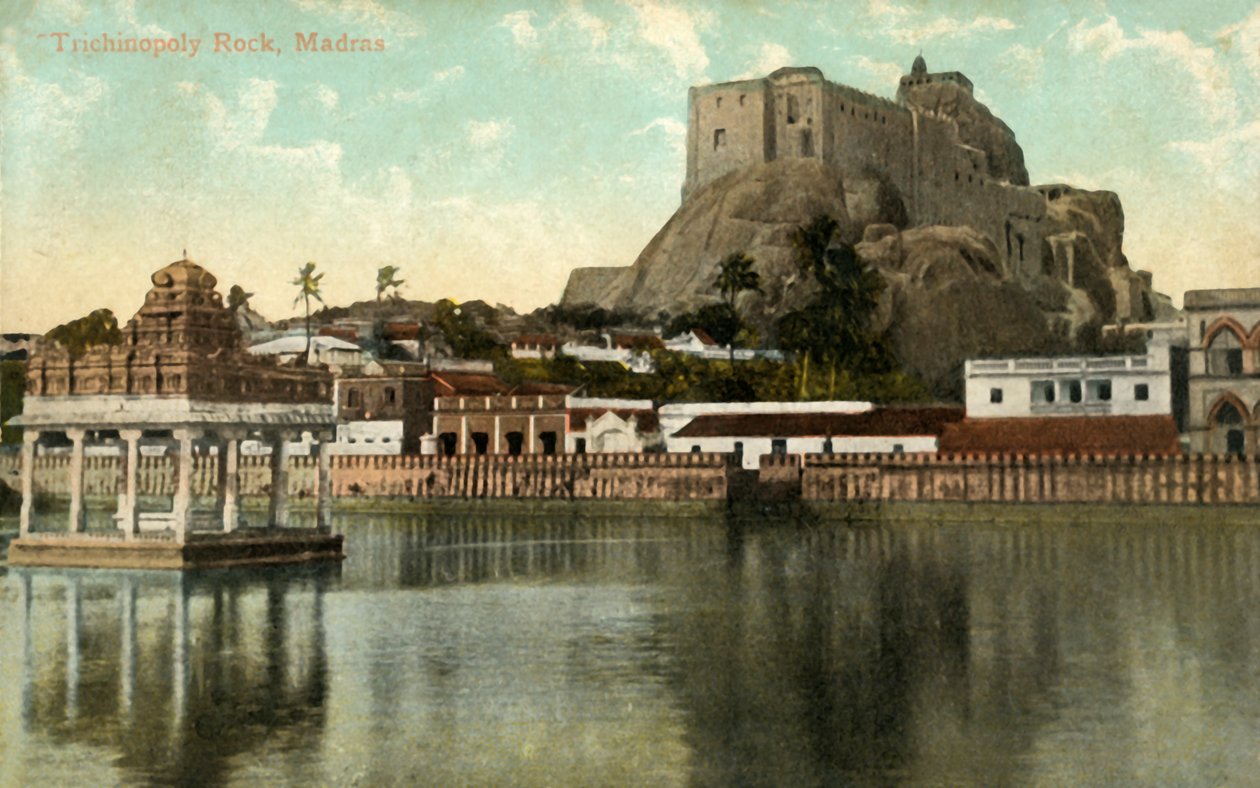 Trichinopoly Rock, Madras, 1917. af Unbekannt