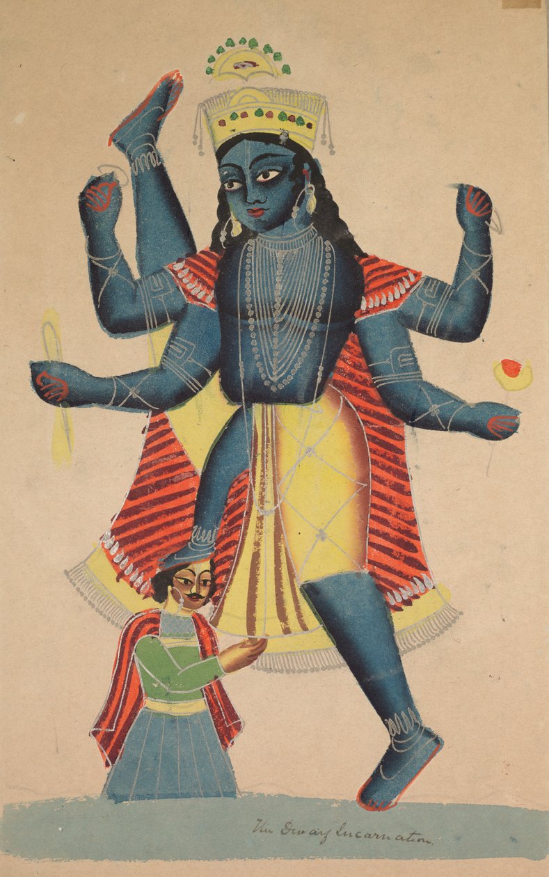 Trivikrampada Three Steps of Vishnu, 1500-tallet. af Unbekannt