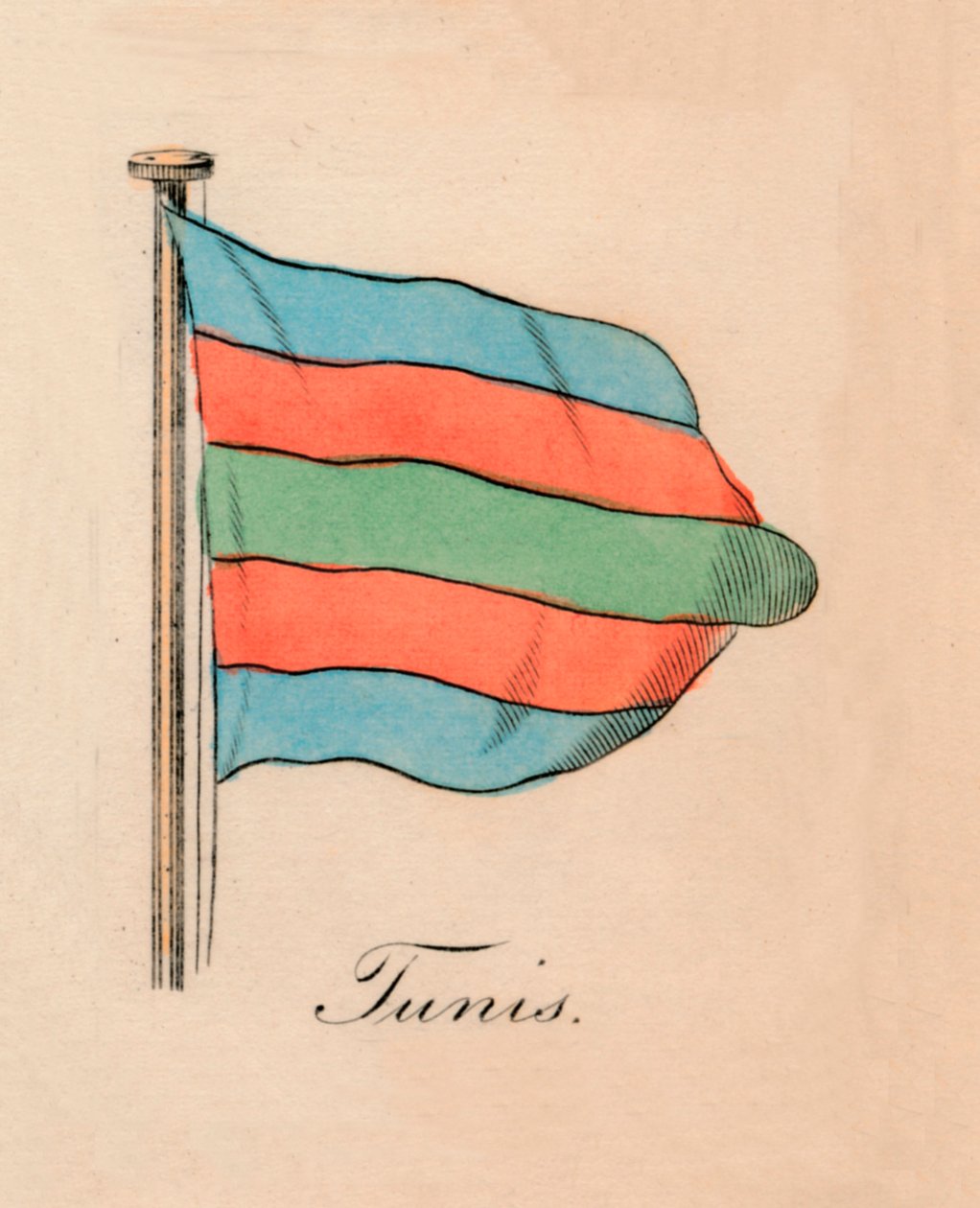 Tunis, 1838 af Unbekannt