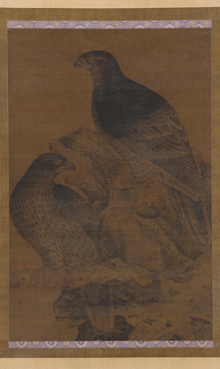 To ørne, Ming-dynastiet, 1368-1644. af Unbekannt