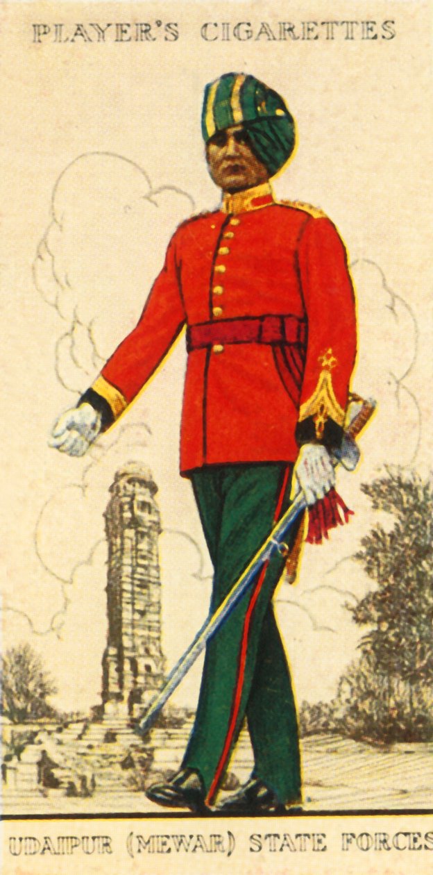Udaipur Mewar State Forces, 1936. af Unbekannt