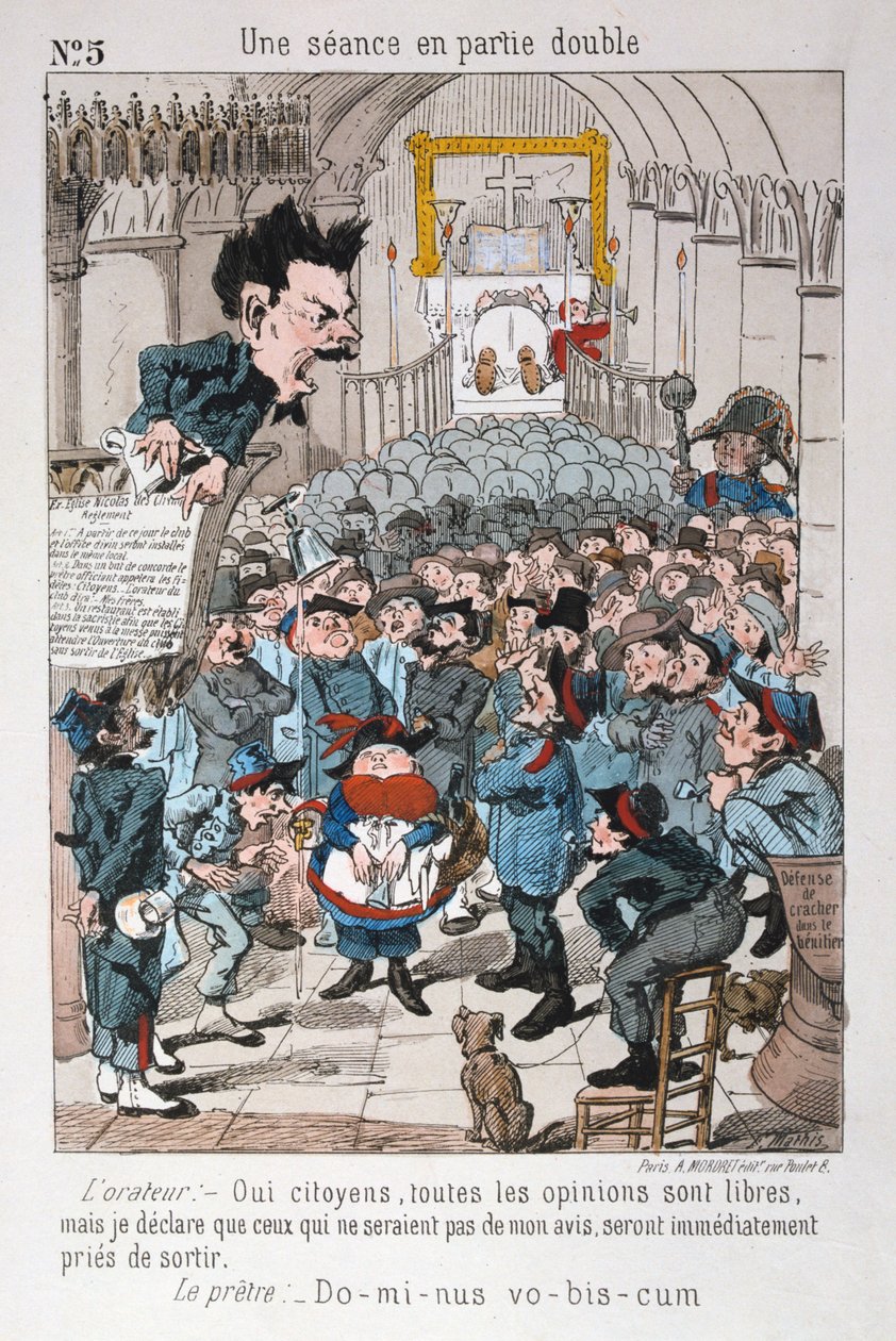 En dobbelt delsession, 1871. af Unbekannt