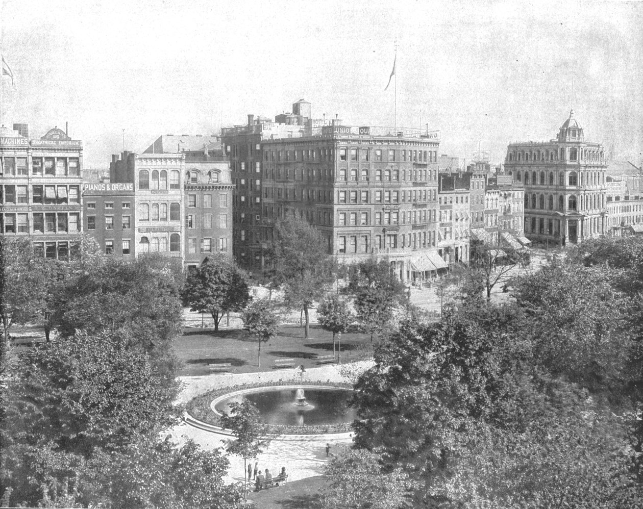 Union Square, New York, USA, c1900. af Unbekannt