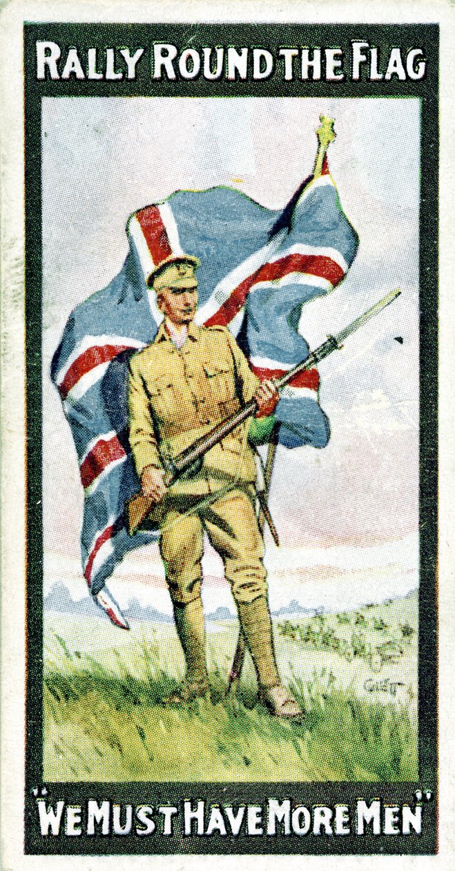 Storbritannien: Cigaretkort - WW1 Rekruttering af Unbekannt