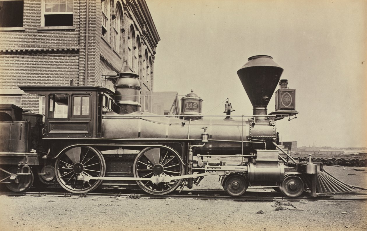 Uden titel Pennsylvania Railroad Engine, ca. 1868. af Unbekannt