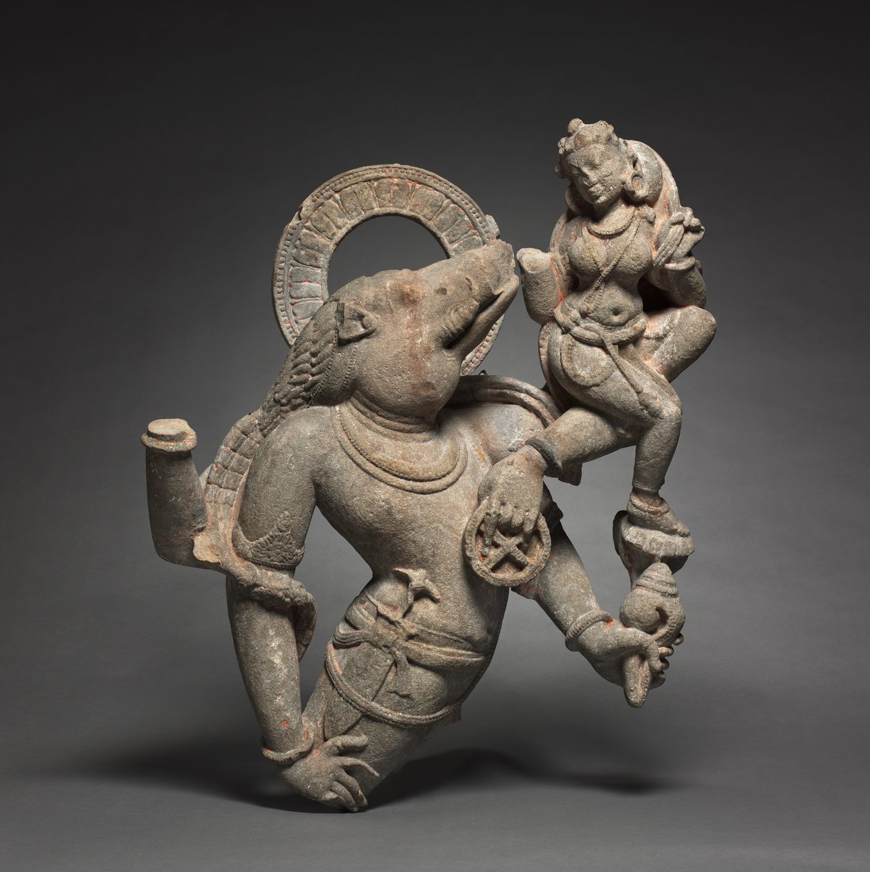 Vahara, Boar Incarnation of Vishnu, 700-800-tallet. af Unbekannt