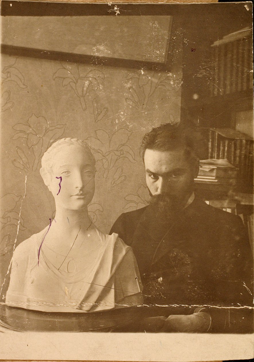 Valery Bryusov, russisk forfatter og digter, 1900-tallet af Unbekannt