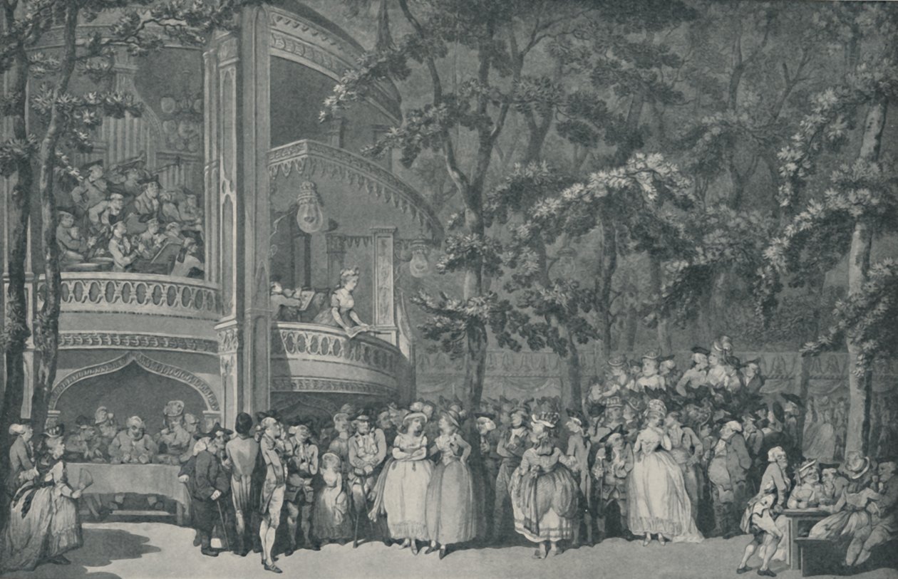 Vauxhall Gardens, 1785, 1920 af Unbekannt