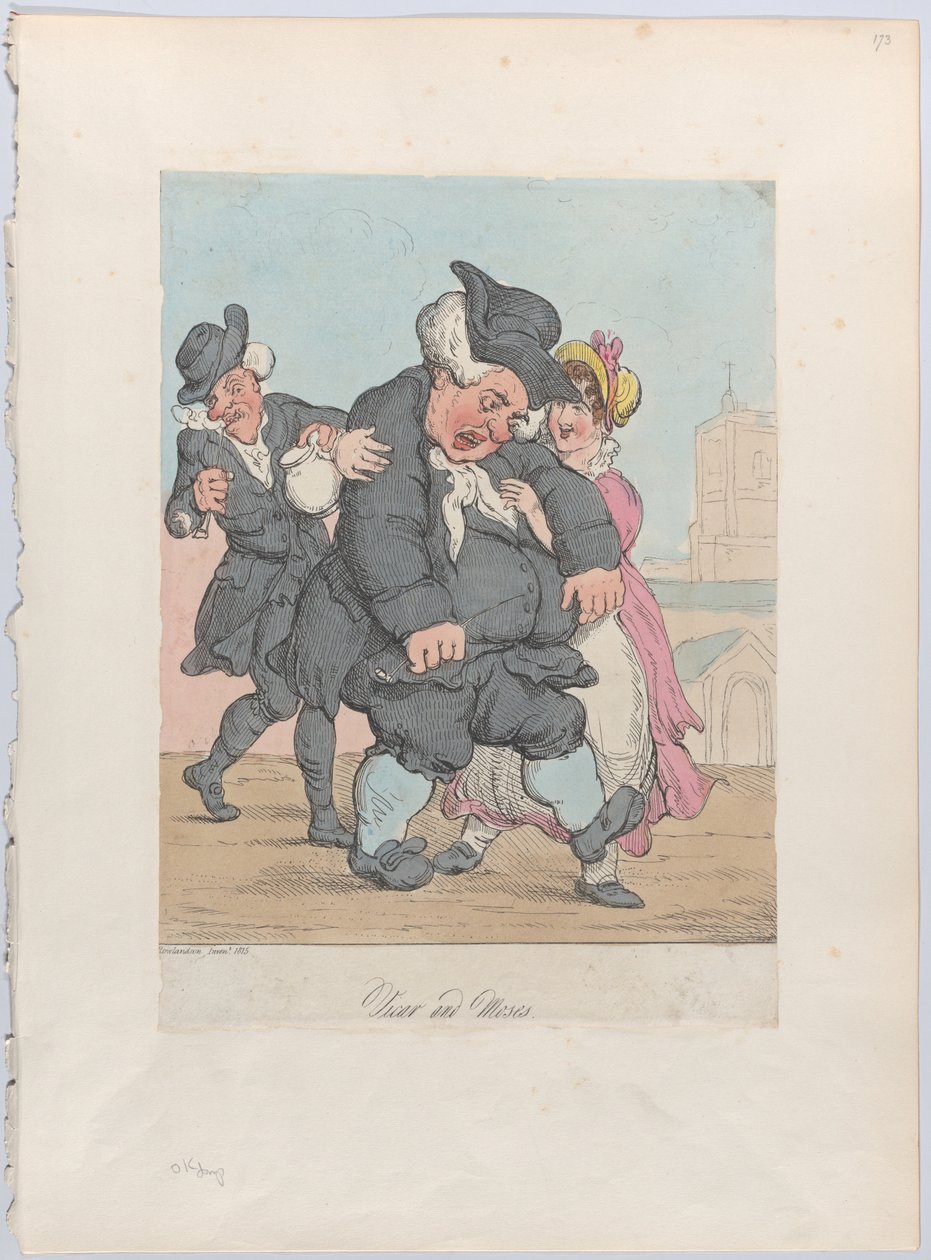 Præst og Moses, 1815., 1815. af Unbekannt