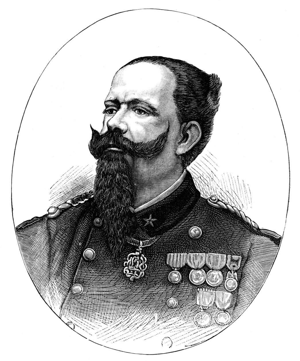 Victor Emmanuel II 1820-1878, konge af Italien af Unbekannt