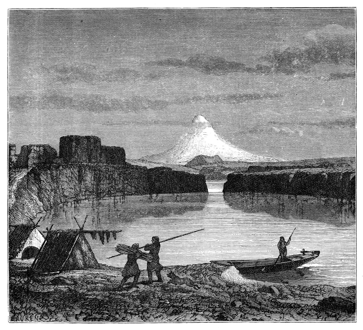 Udsigt i Oregon, 1900 af Unbekannt