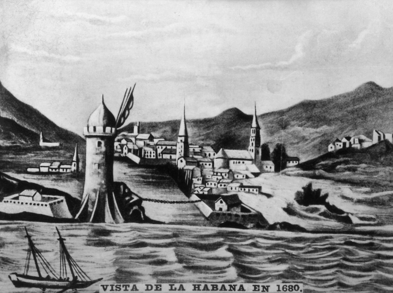 Udsigt over Havana, 1680, 1920