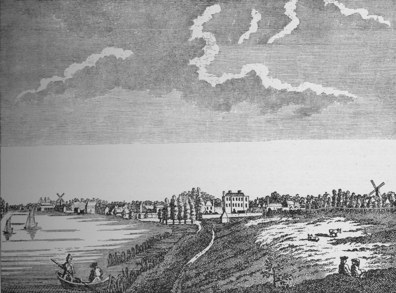 Udsigt over Wandsworth, Surrey, c1780, 1912 af Unbekannt