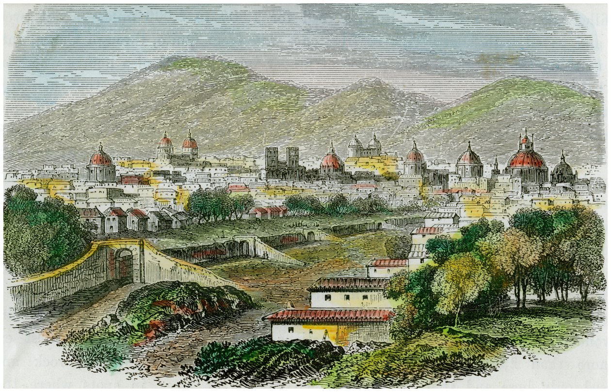 Udsigt over byen Cuzco, Peru, c1875 af Unbekannt