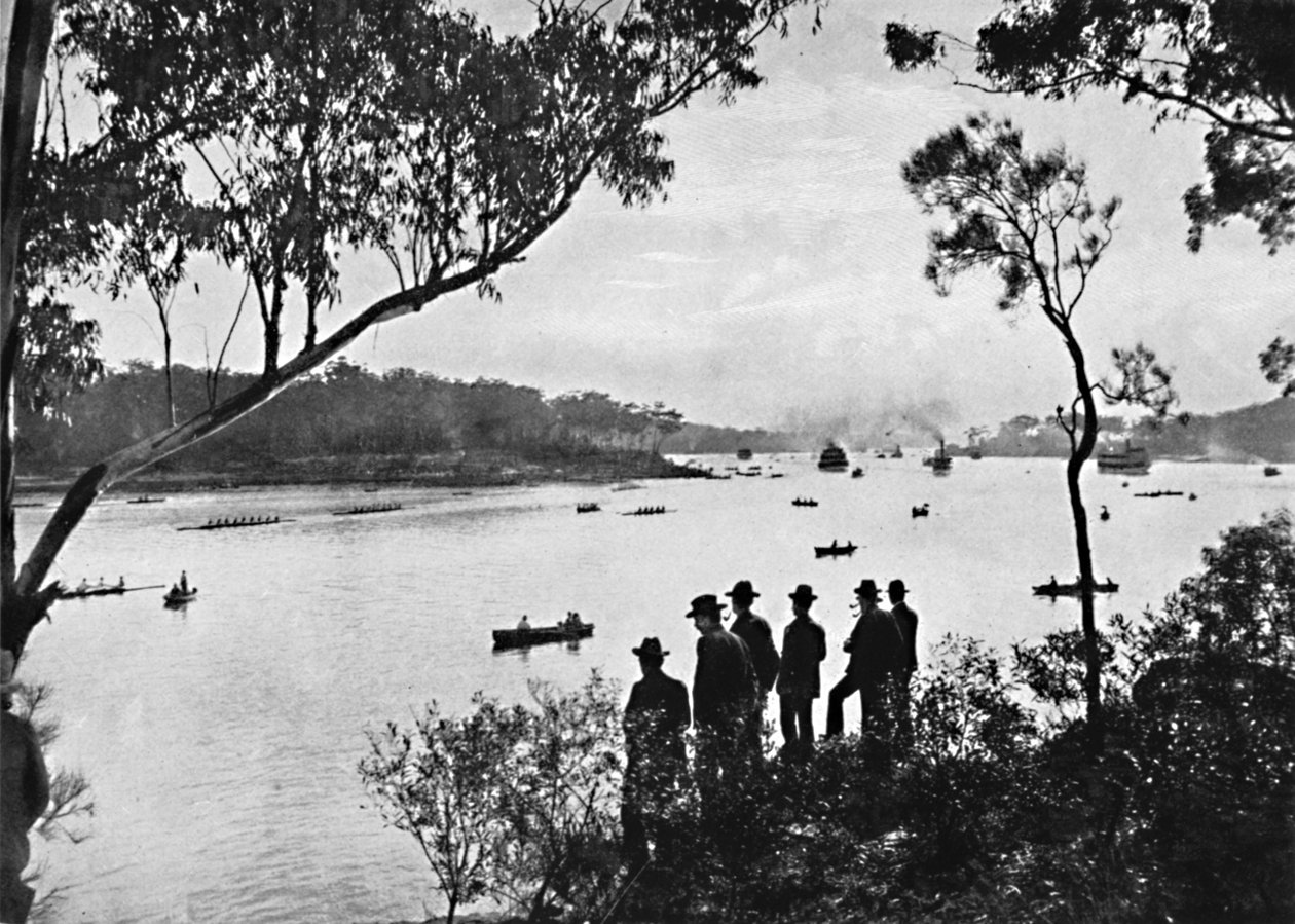 Udsigt over Parramatta-floden, c1900. af Unbekannt