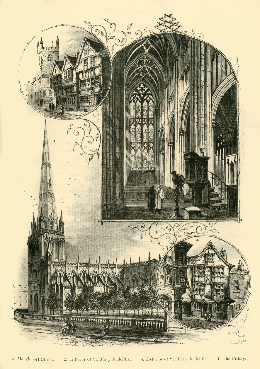 Udsigt i Bristol, 1898. af Unbekannt