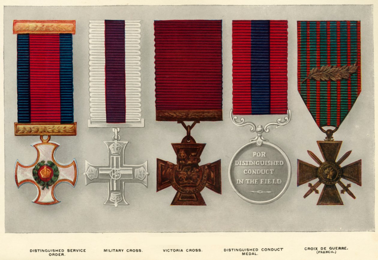Krigsdekorationer, 1919. af Unbekannt