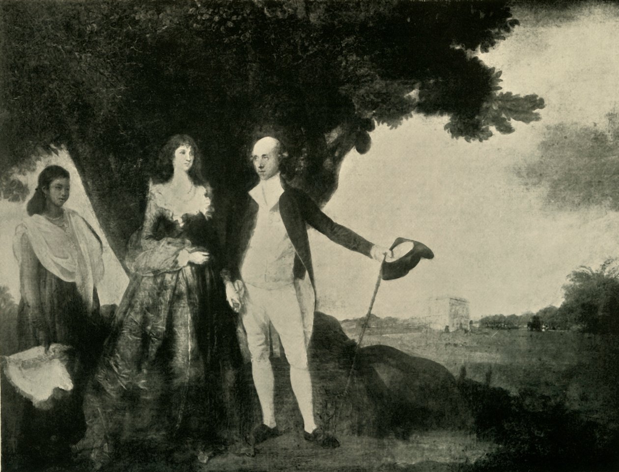 Warren Hastings og fru Hastings, 1784-87, 1925. af Unbekannt
