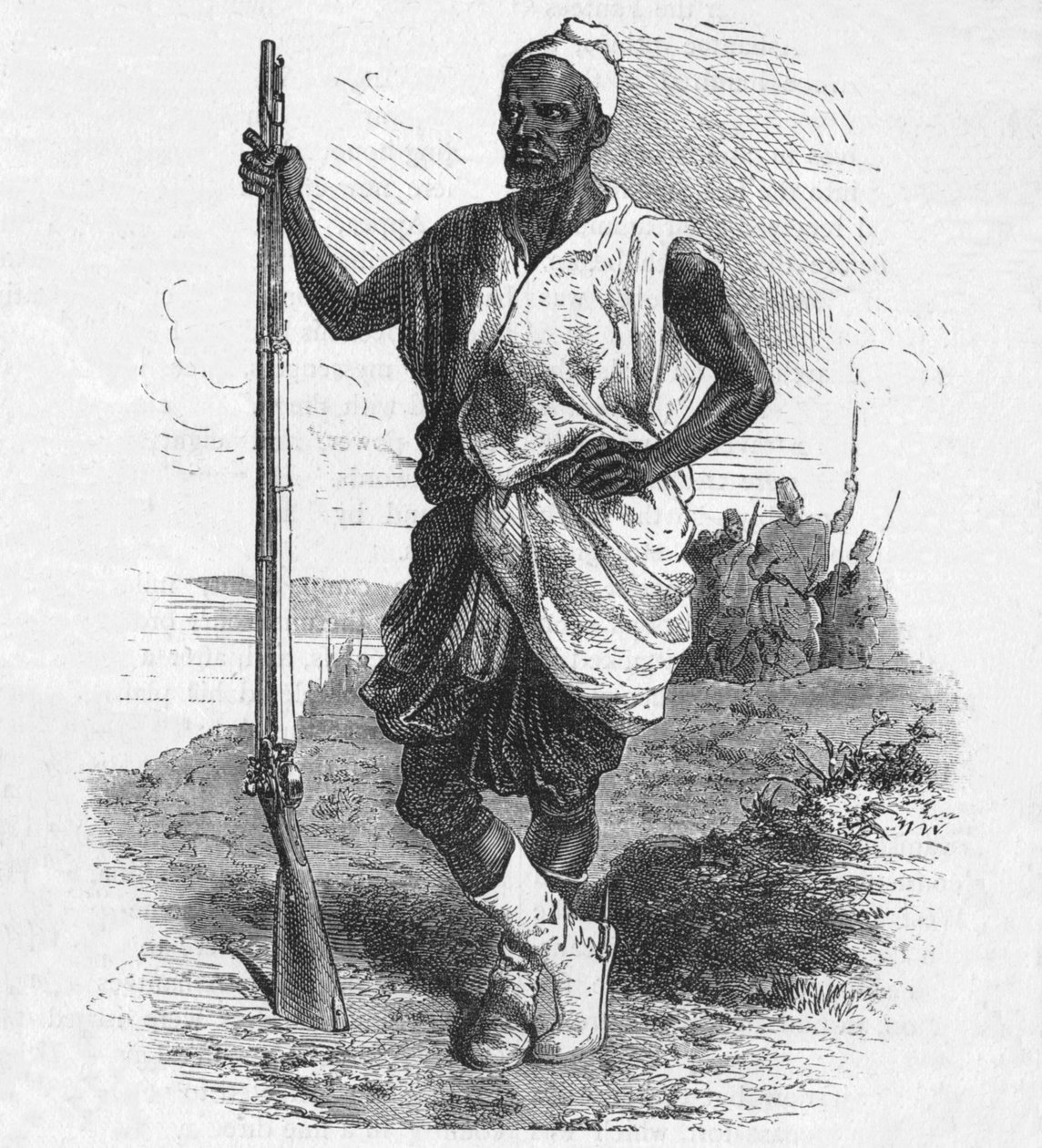 Warrior of Elmina, c1880 af Unbekannt