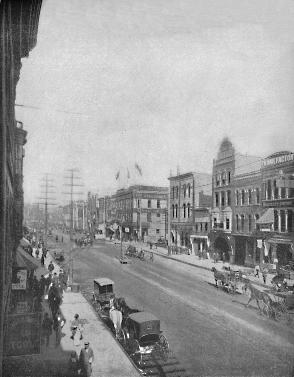 Washington Avenue, Minneapolis, Minnesota, c1897. af Unbekannt