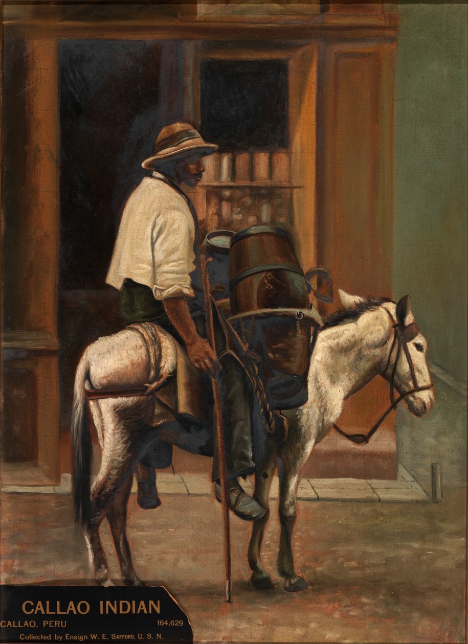 Waterman of Callao, ca. 1890-1892. af Unbekannt