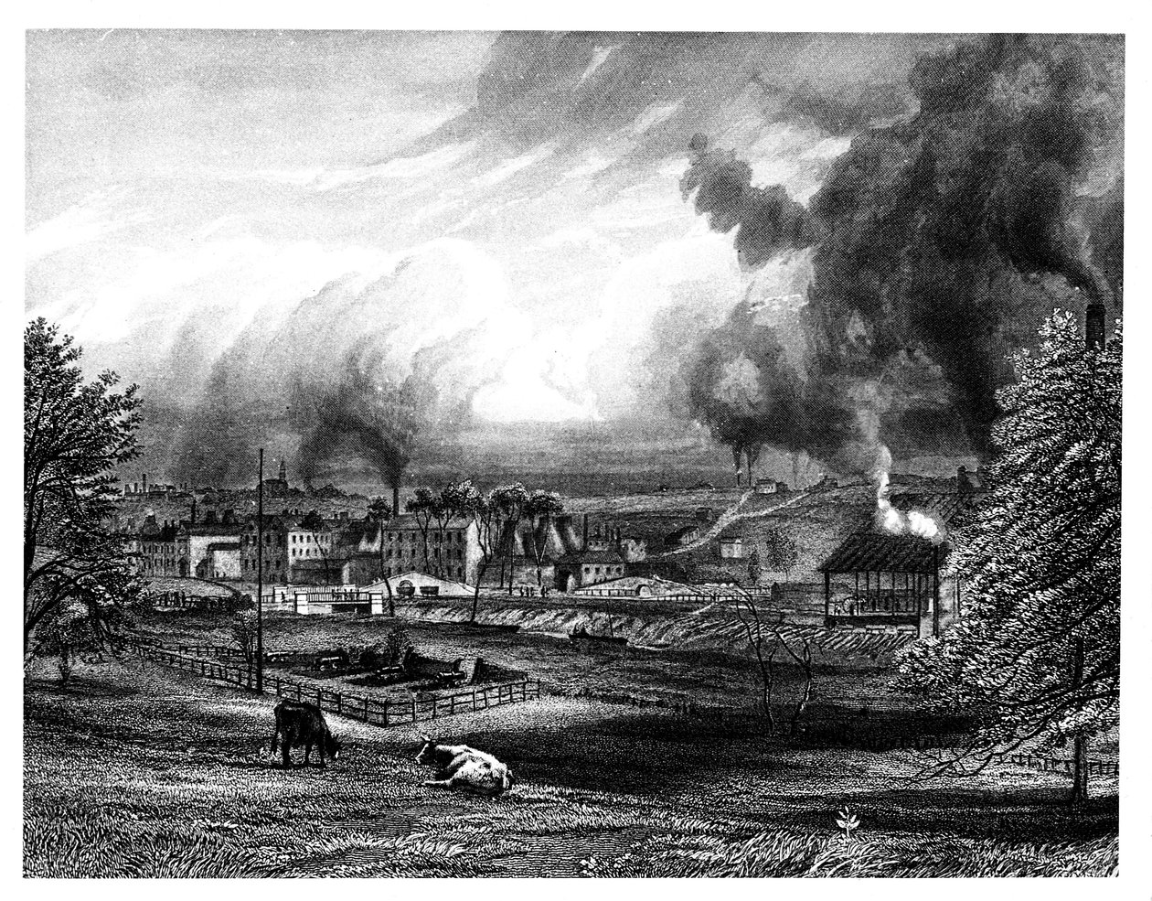 Wedgwood fabrik, Etruria, Hanley, Staffordshire, England af Unbekannt