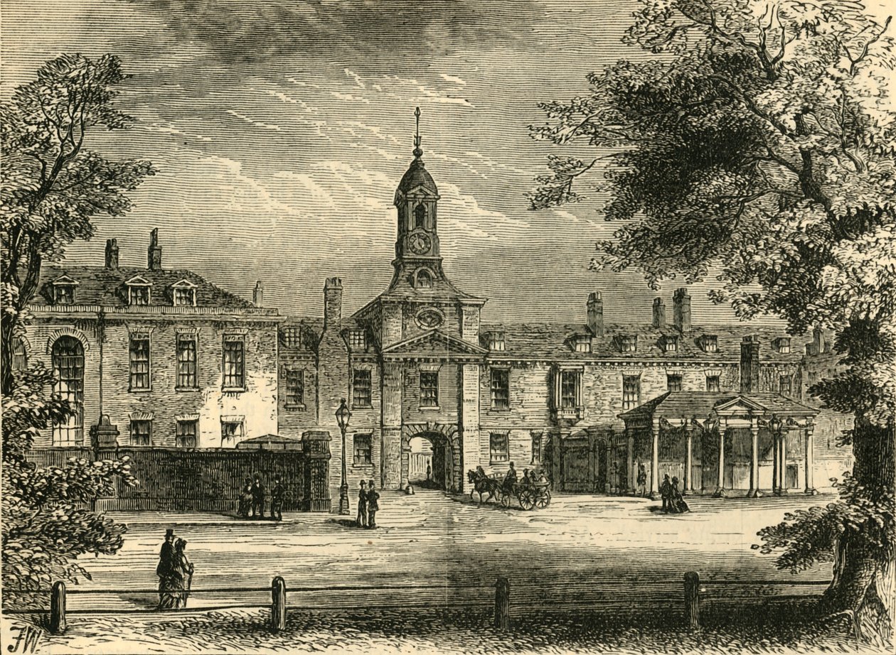 West Front of Kensington Palace, c1876. af Unbekannt